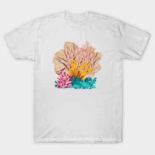 Ocean bright seaweed coral reef T-Shirt